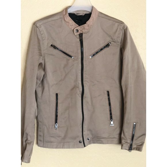 Diesel Other - DIESEL Men's Khaki Cotton Zipper Elegant Jacket L